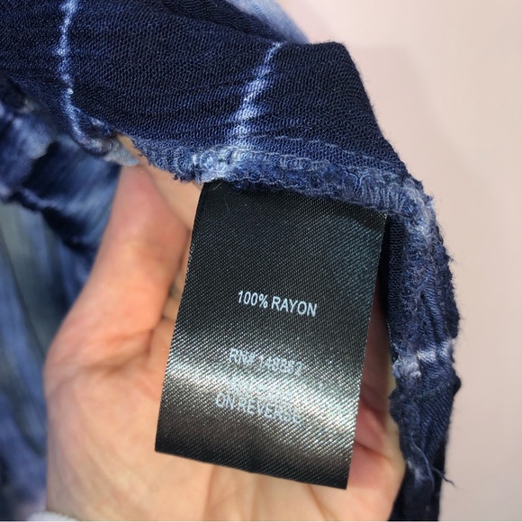 Torrid Boho Tie Dye Floral Embroidered Beach Cover Up - Picture 10 of 16